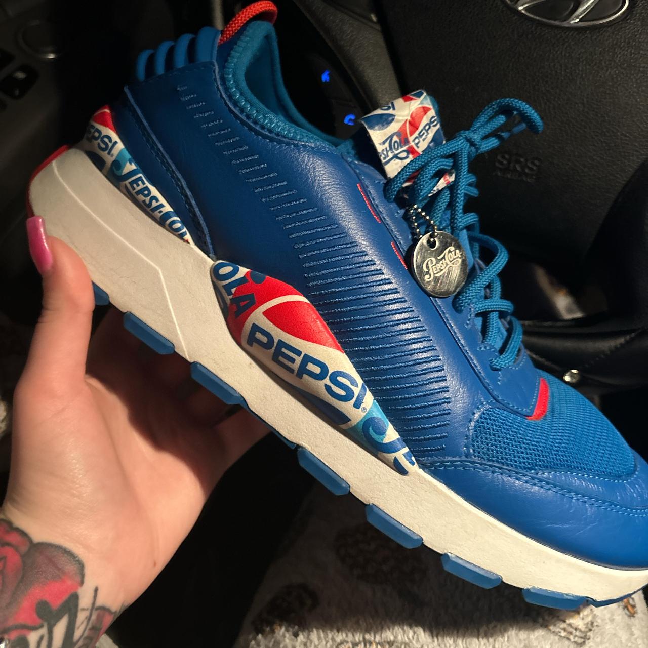 Puma Pepsi sneakers Make an offer Depop