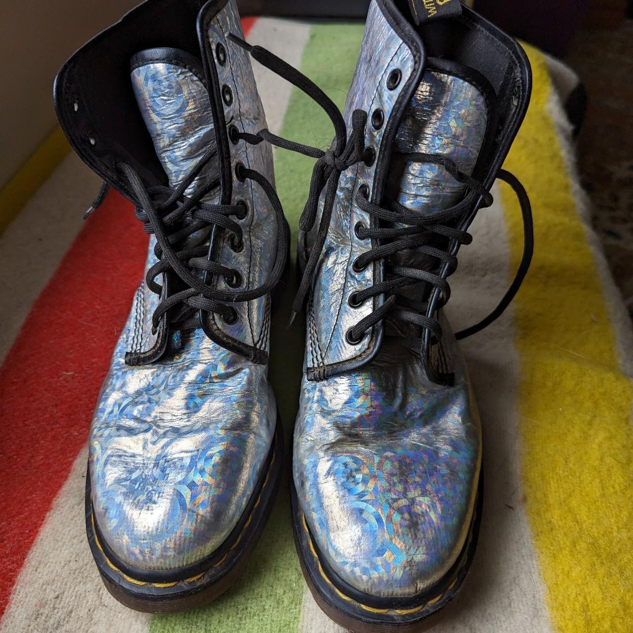 Dr martens holographic clearance boots