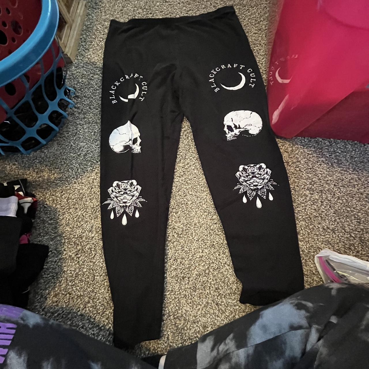 I have these Killstar Moonlight leggings which I am - Depop