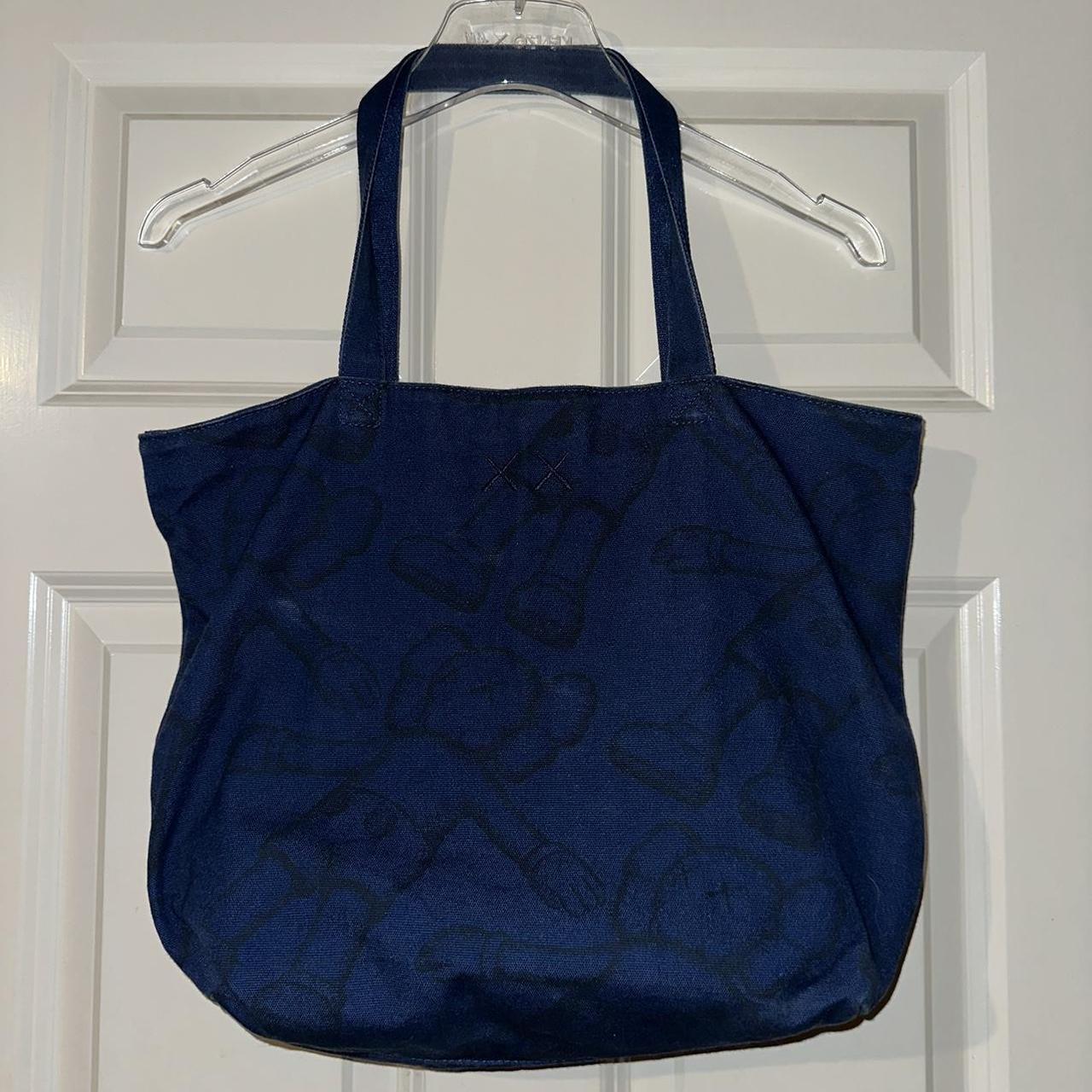 KAWS x Uniqlo Tote Black Blue SS19, Used once. Great...