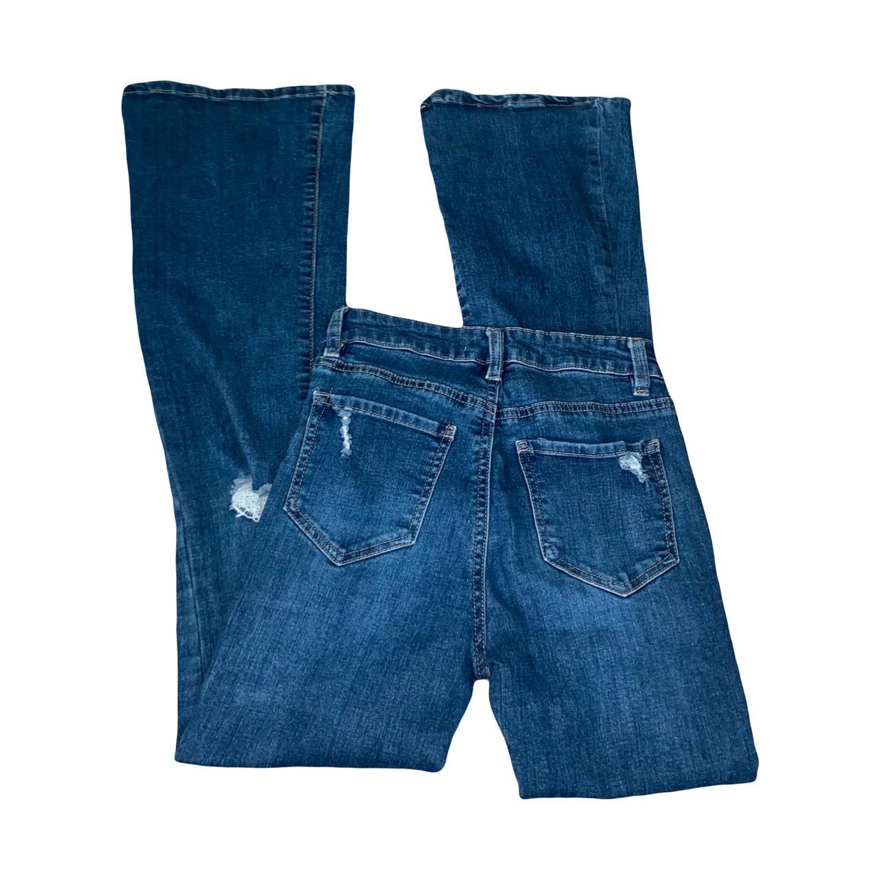 Madden Nyc flare Jeans • Size 1 • Distressed •... Depop