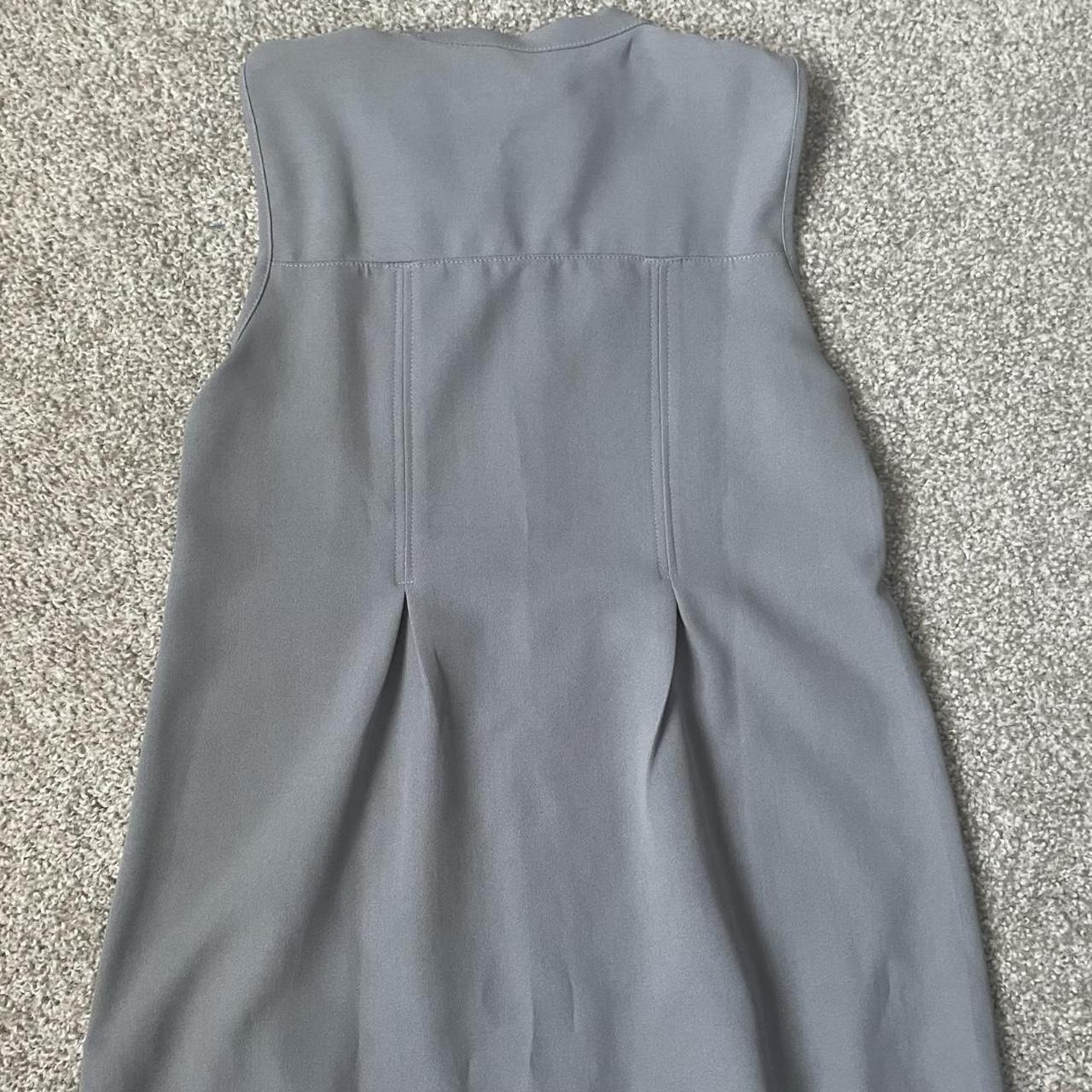 Such a cute vintage dress! The color is a blue gray... - Depop