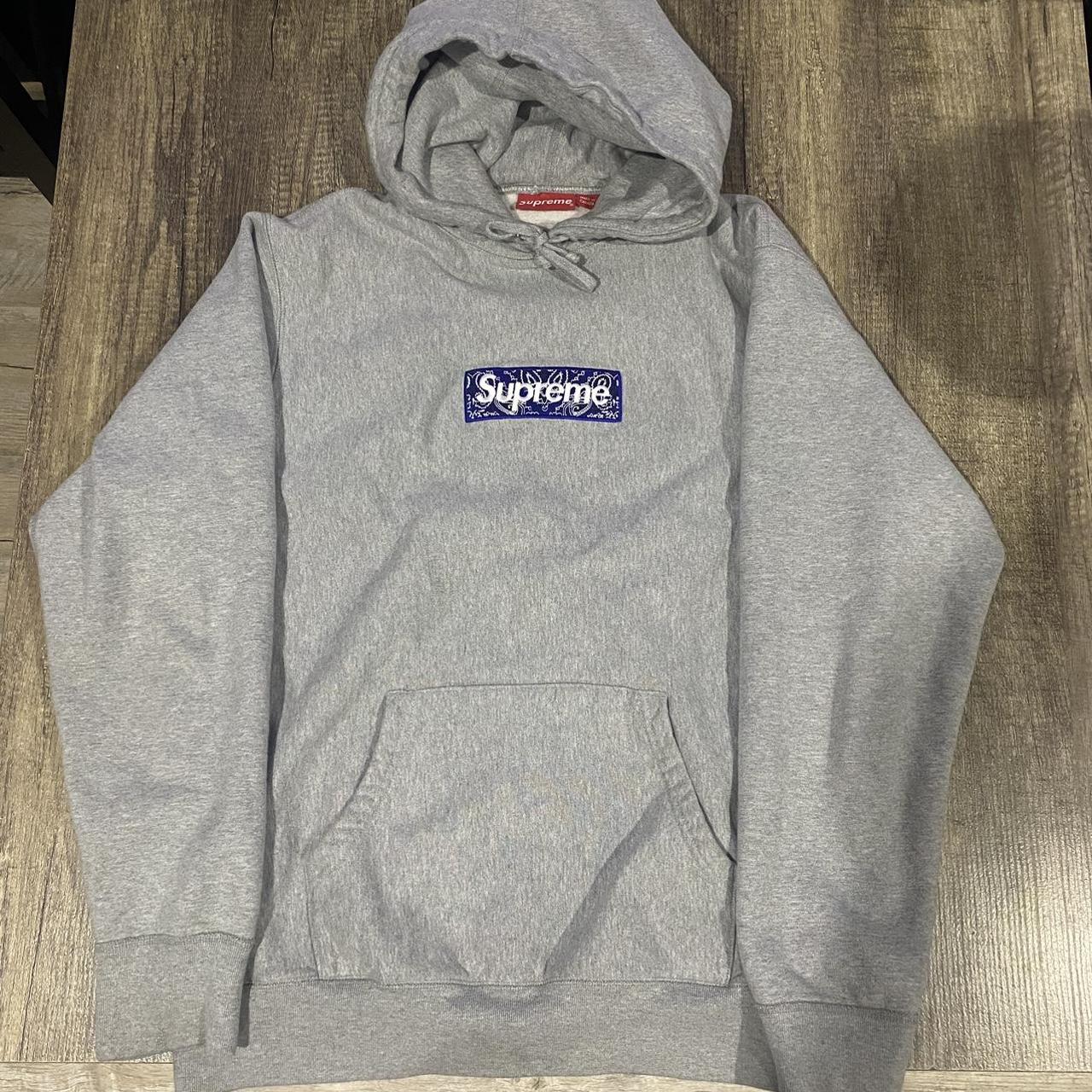 Supreme Bandana Box logo hoodie Size Large worn a... - Depop