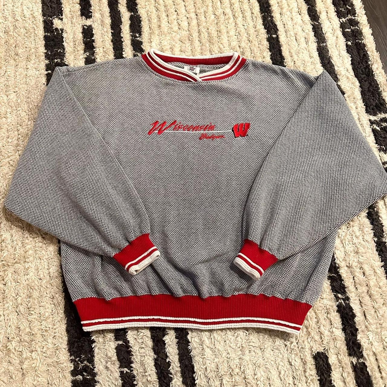 American Vintage Men's Red and Grey Sweatshirt (2)
