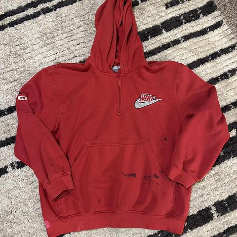 Red nike hoodie discount 3xl