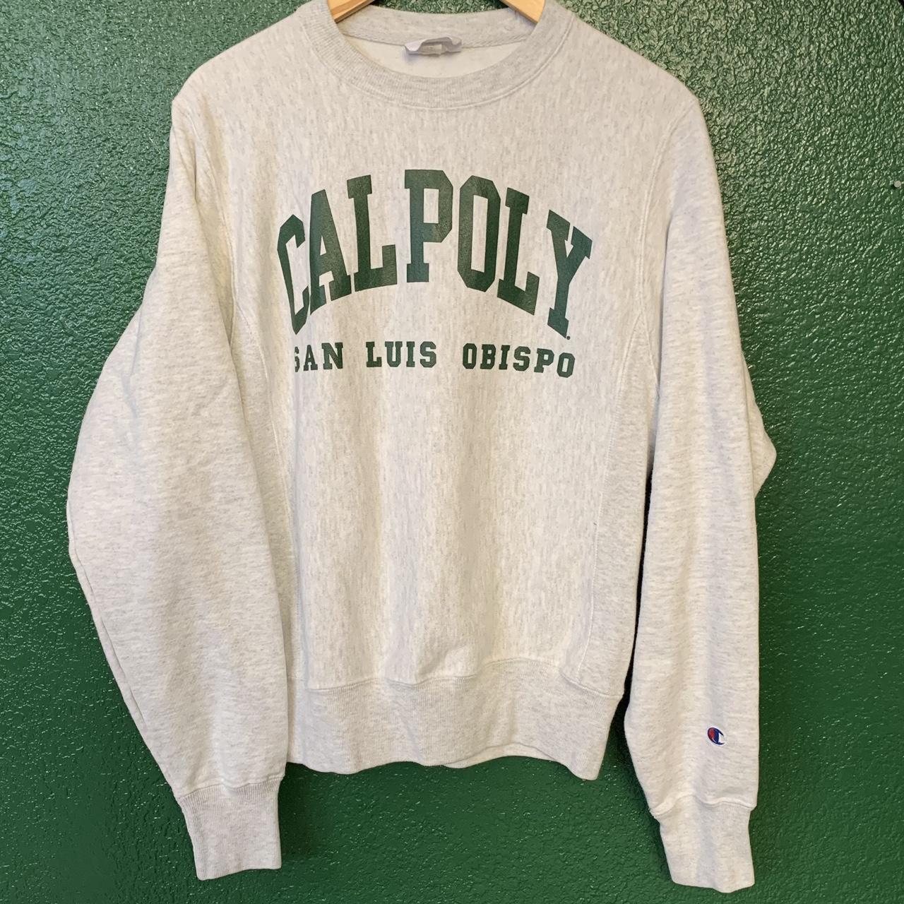 Cal Poly San Luis Obispo Crewneck Champion Reverse Depop