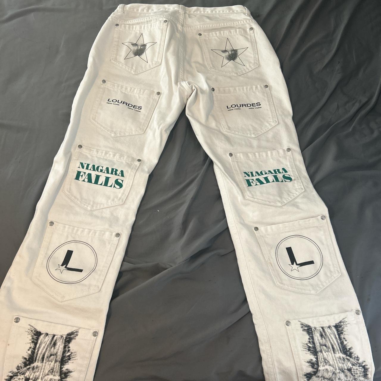 Lourdes Men's White Jeans