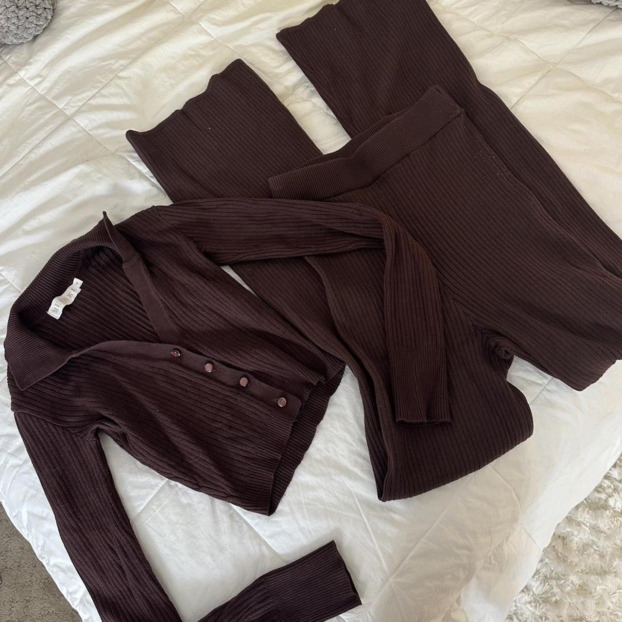 meshki brown leggings