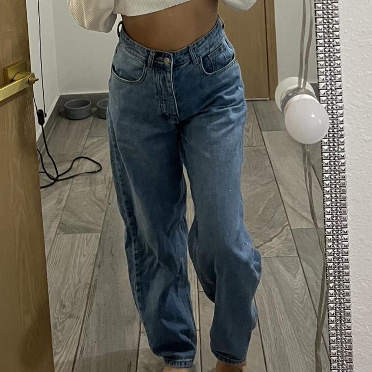 pretty little thing boyfriend jeans - Depop