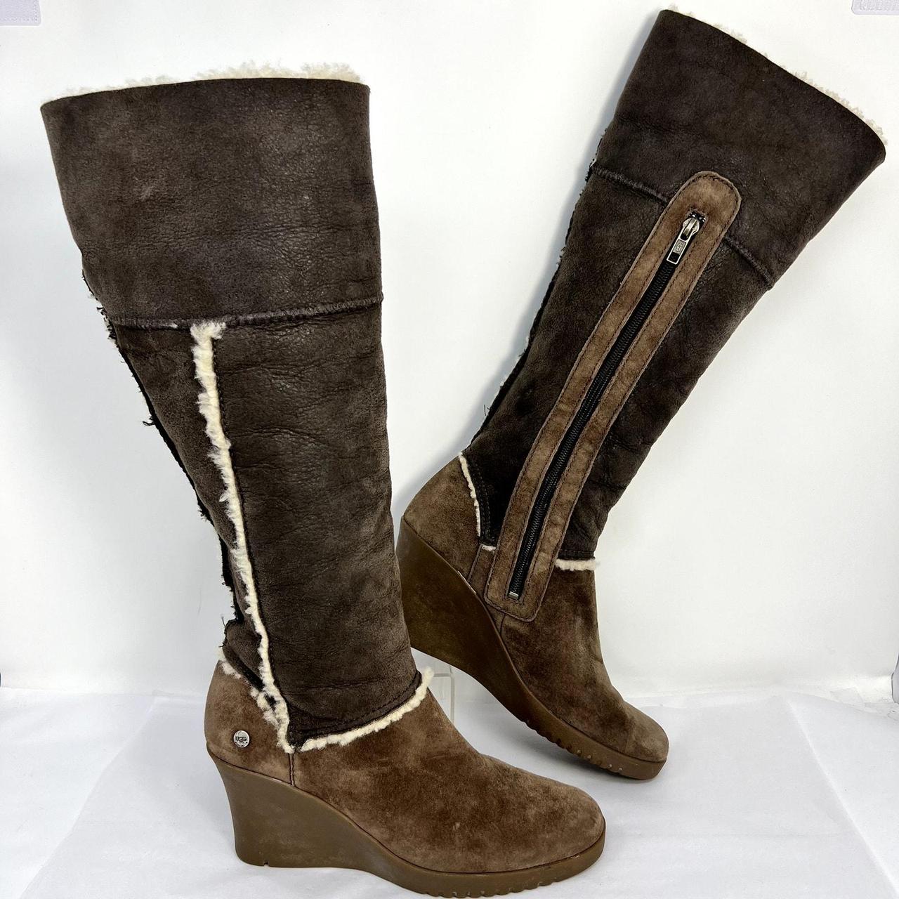 Brown boots womens size 7 hotsell