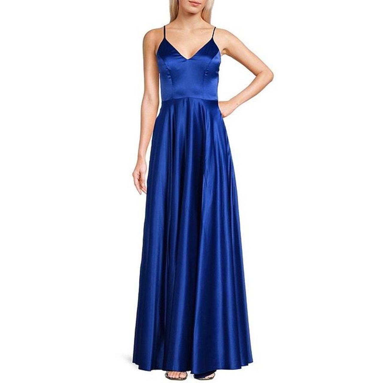 B darlin royal blue dress best sale