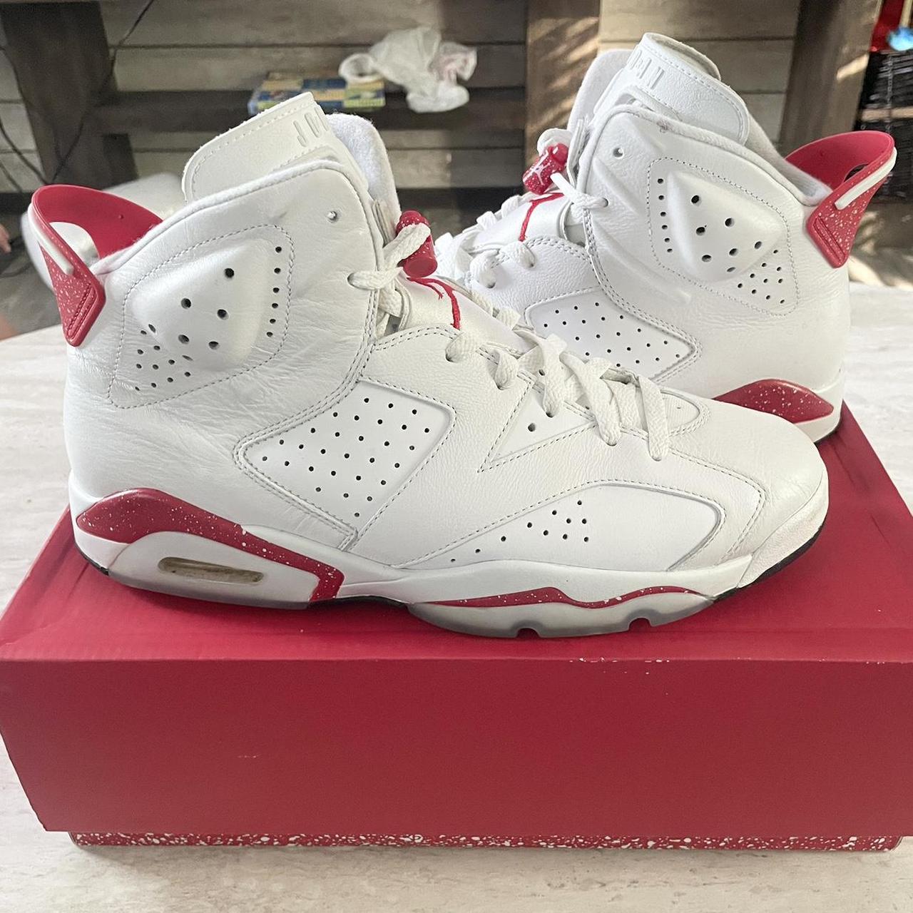 jordan 6 retro white and red
