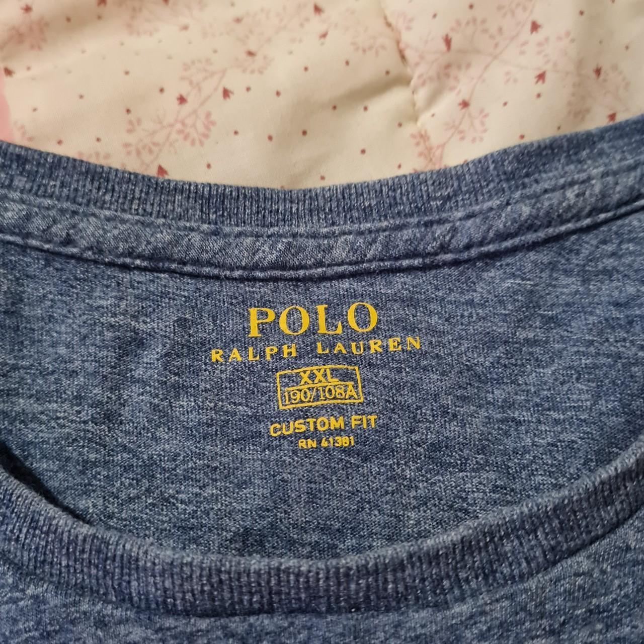 2XL Blue Ralph Lauren Polo Custom fit 190 108A