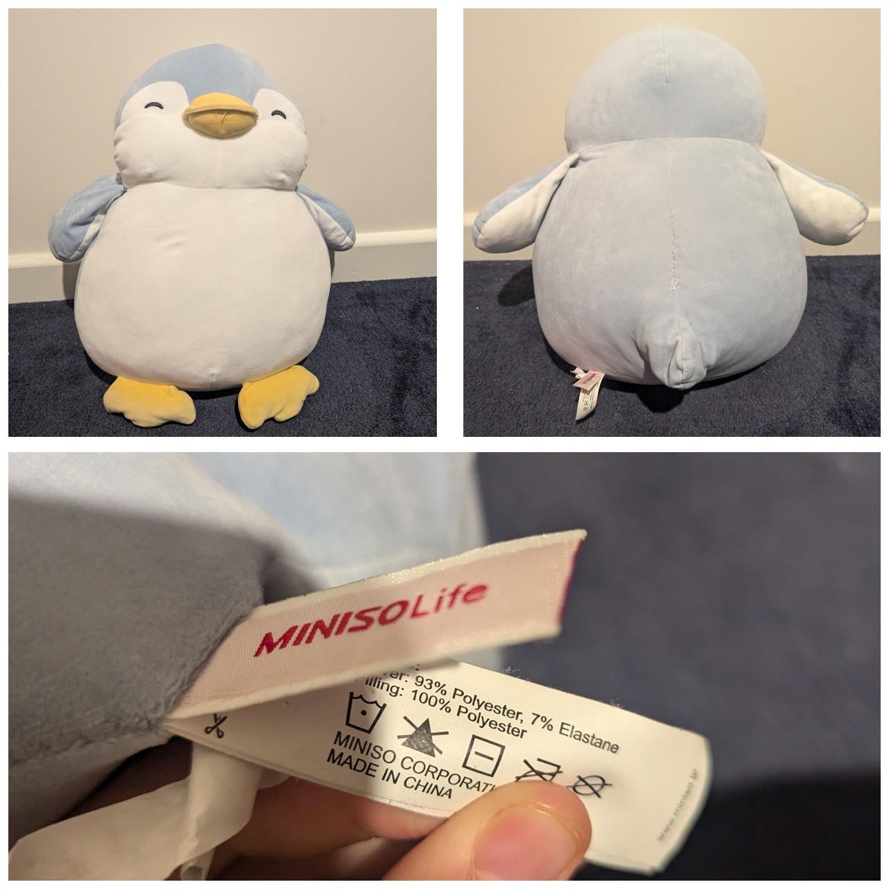 Miniso penguin plushie. Measures about 48cm in. Depop