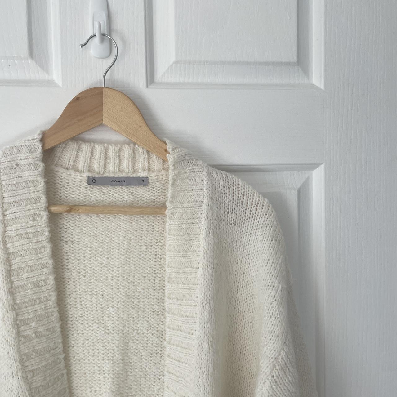 Target Cream Wool Blend Cardigan Worn once Size S... Depop