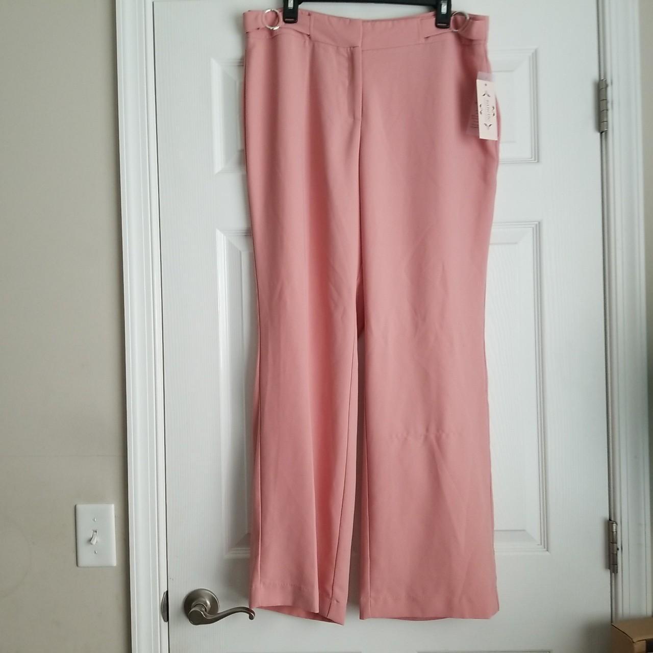 Light Pink Pants by Forever 21 Contemporary... - Depop