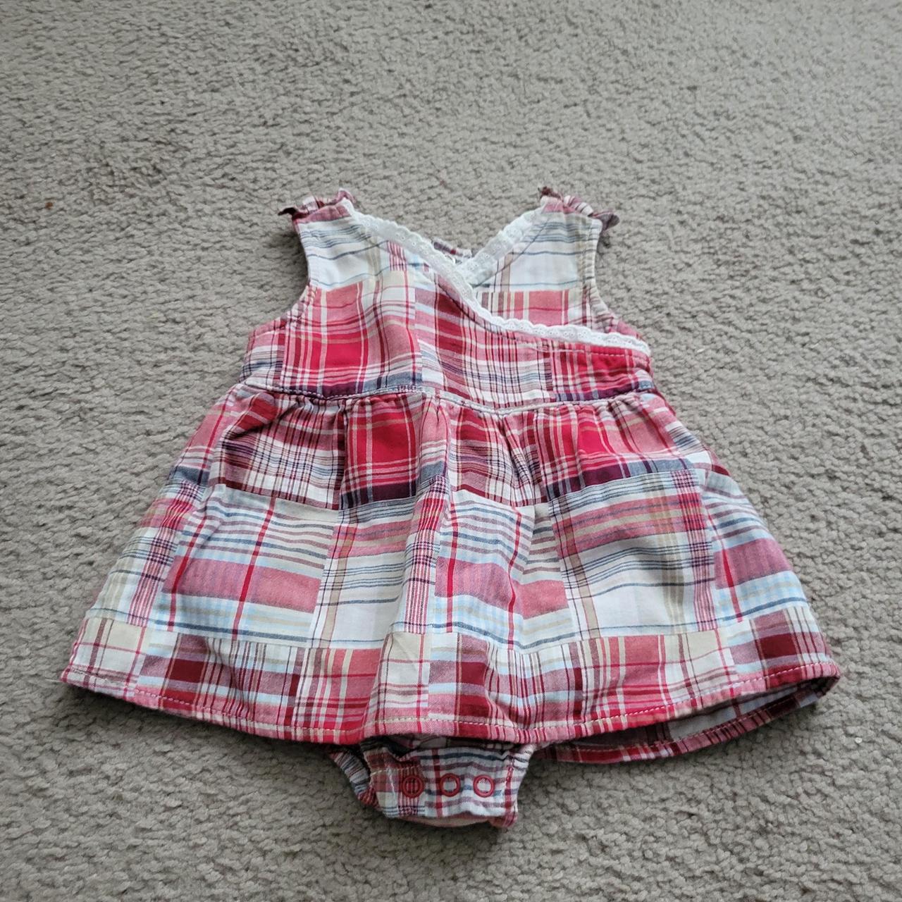 Faded Glory Baby Girl's Plaid Sleeveless Depop