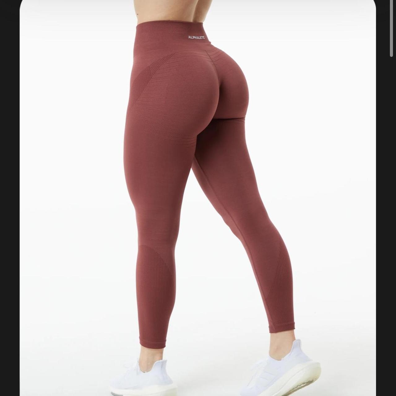 Alphalete Ozone Leggings Gingerbread Size... Depop