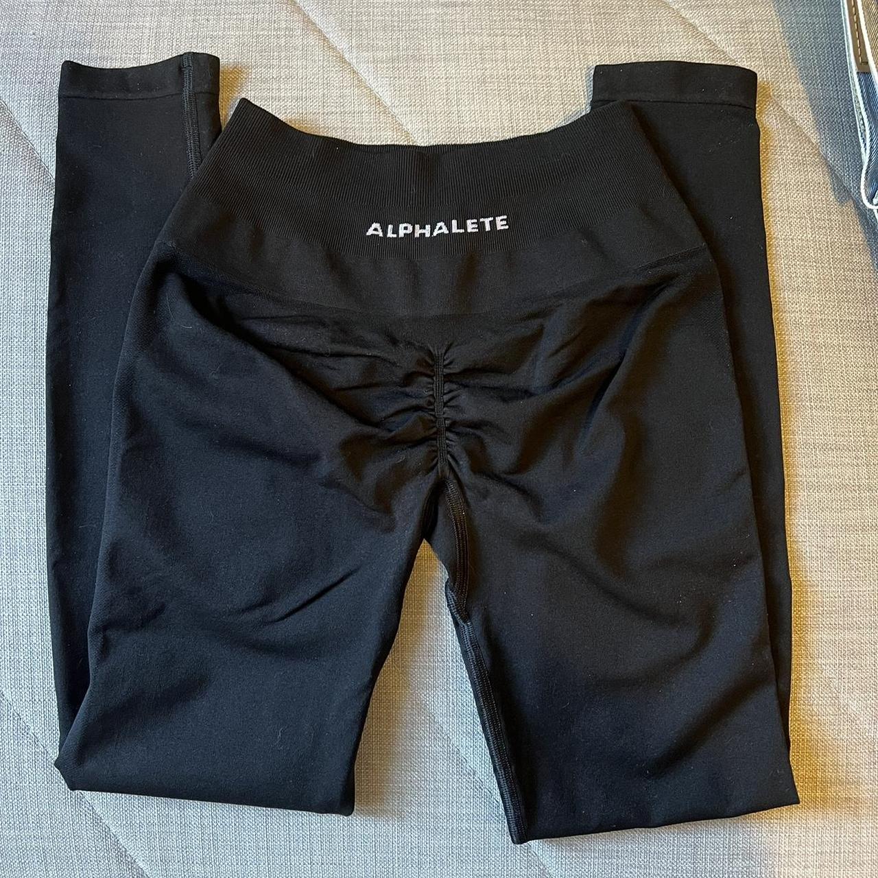OG Alphalete Amplify Leggings Black Size... Depop
