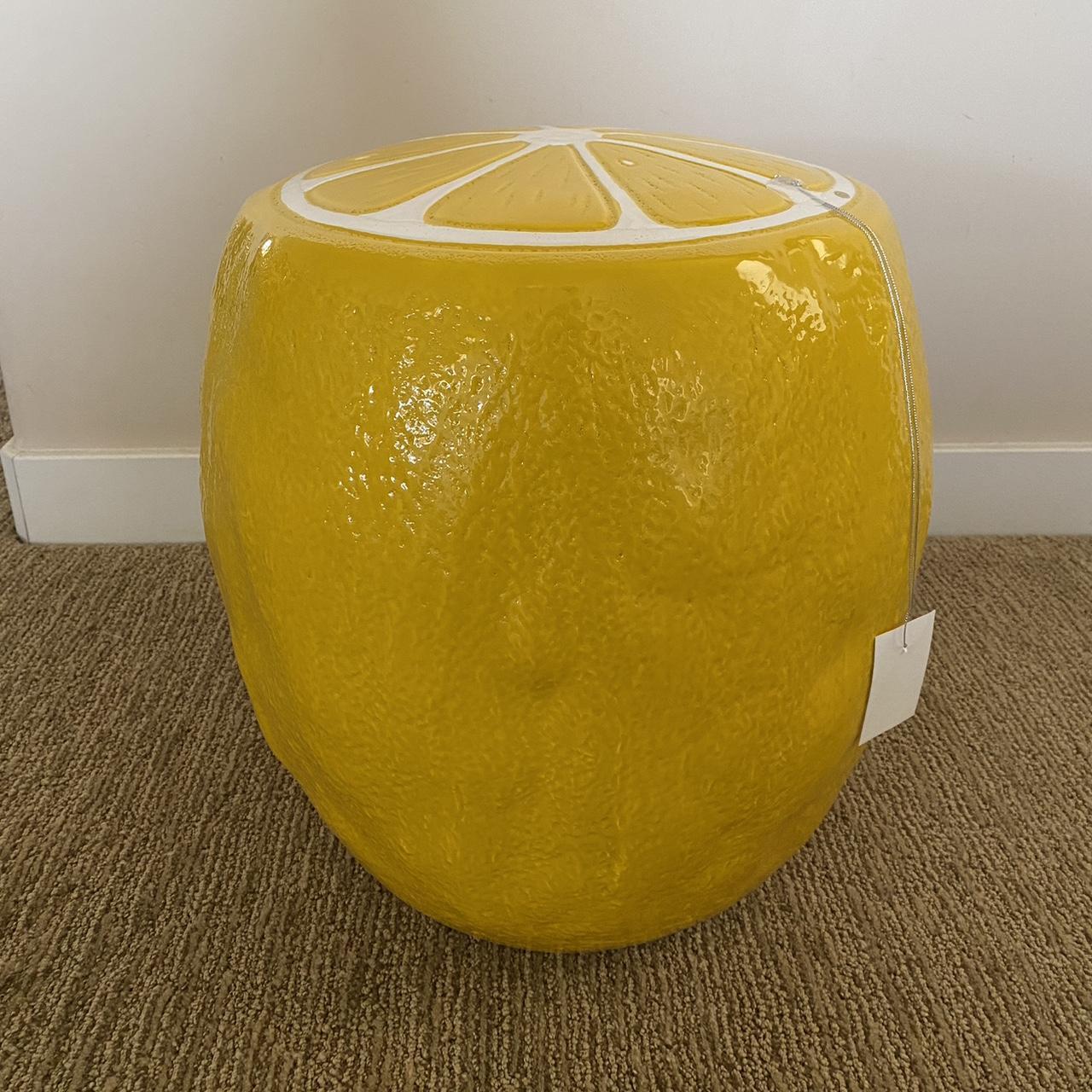 HomeGoods lemon stool viral on tiktok Plus FREE... Depop