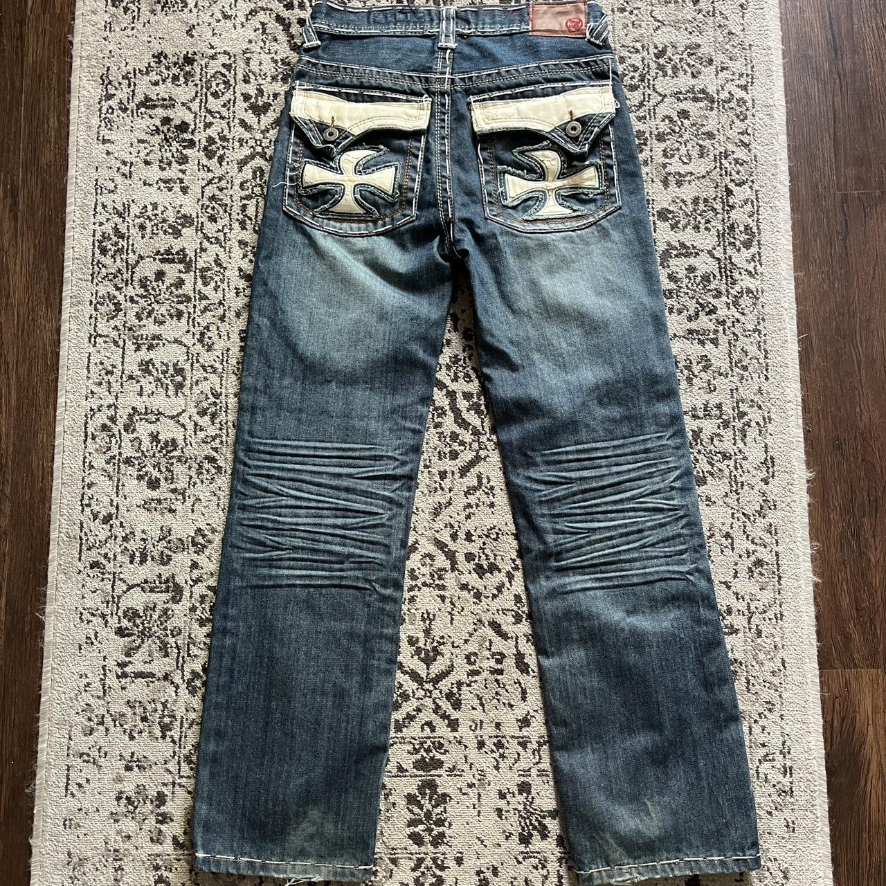 vintage premium GS115 jeans! these are midrise... Depop