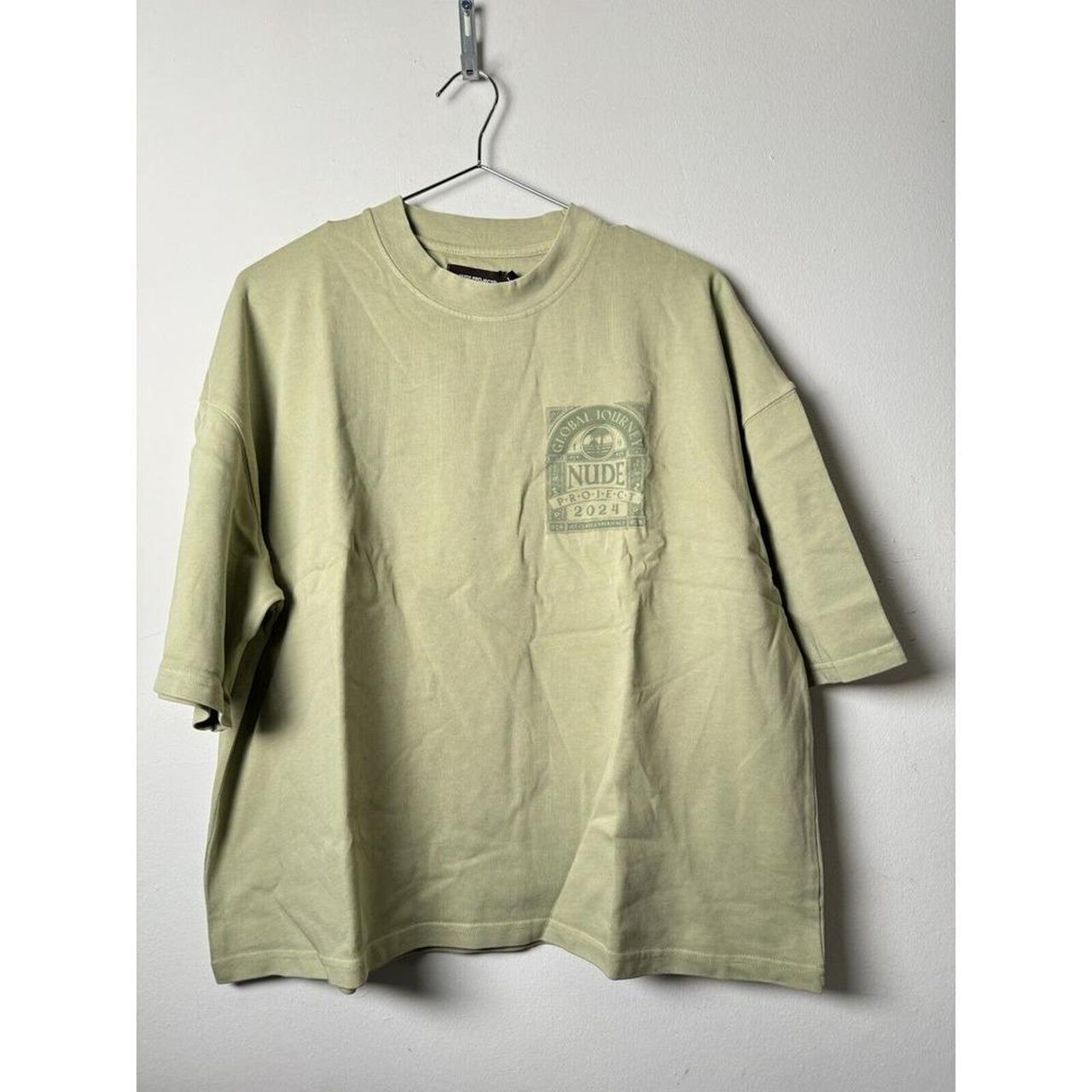 nude project green boxy tee