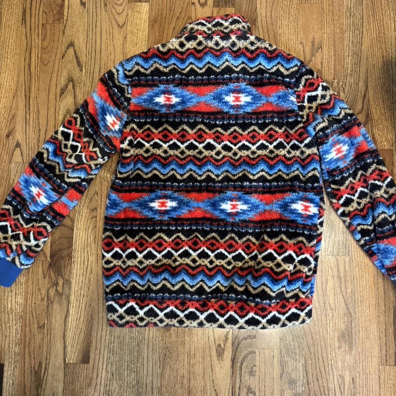 Men's Jacket - Multi - M – Aztec patterned multic… - image 1