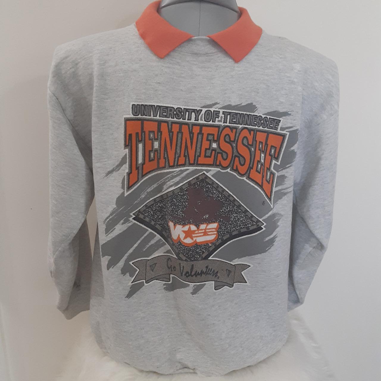 Tennessee Volunteers Sweatshirt Vintage 90s Collared... Depop