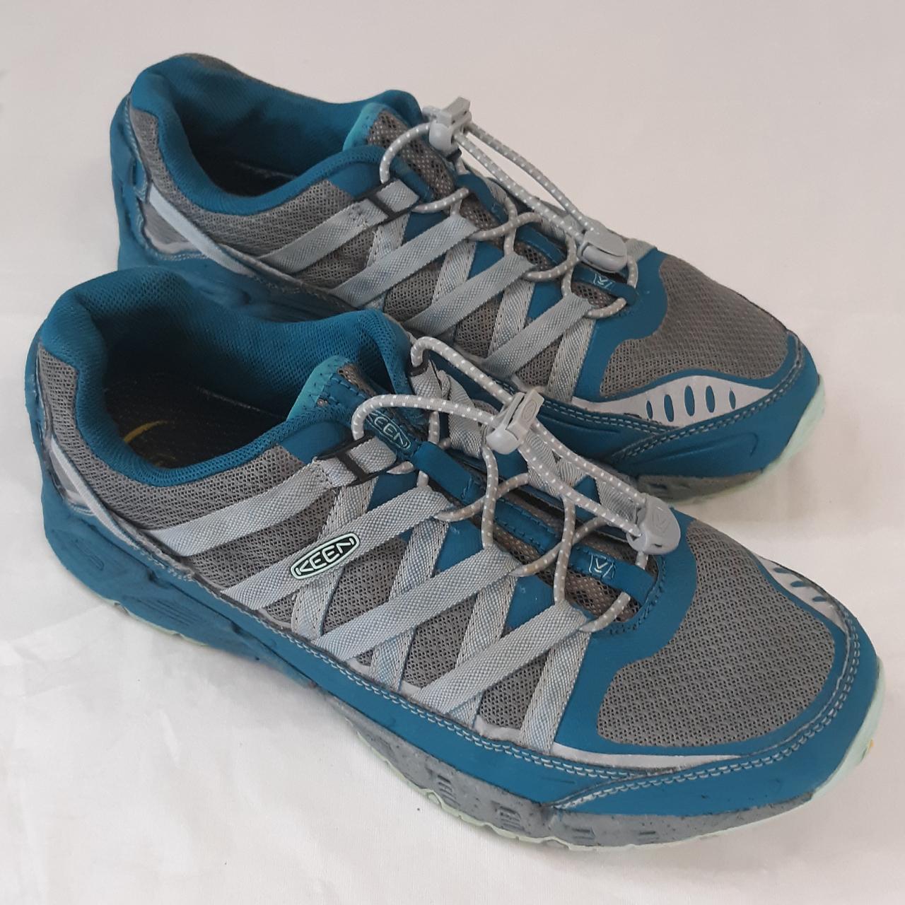 Keen Versatrial Hiking Trail Running Shoes Teal Blue... - Depop