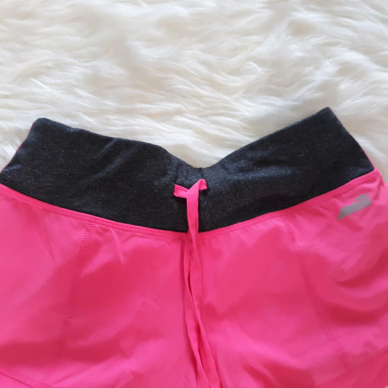 Women's Avia Sports Shorts Size XS Pink and Charcoal... - Depop