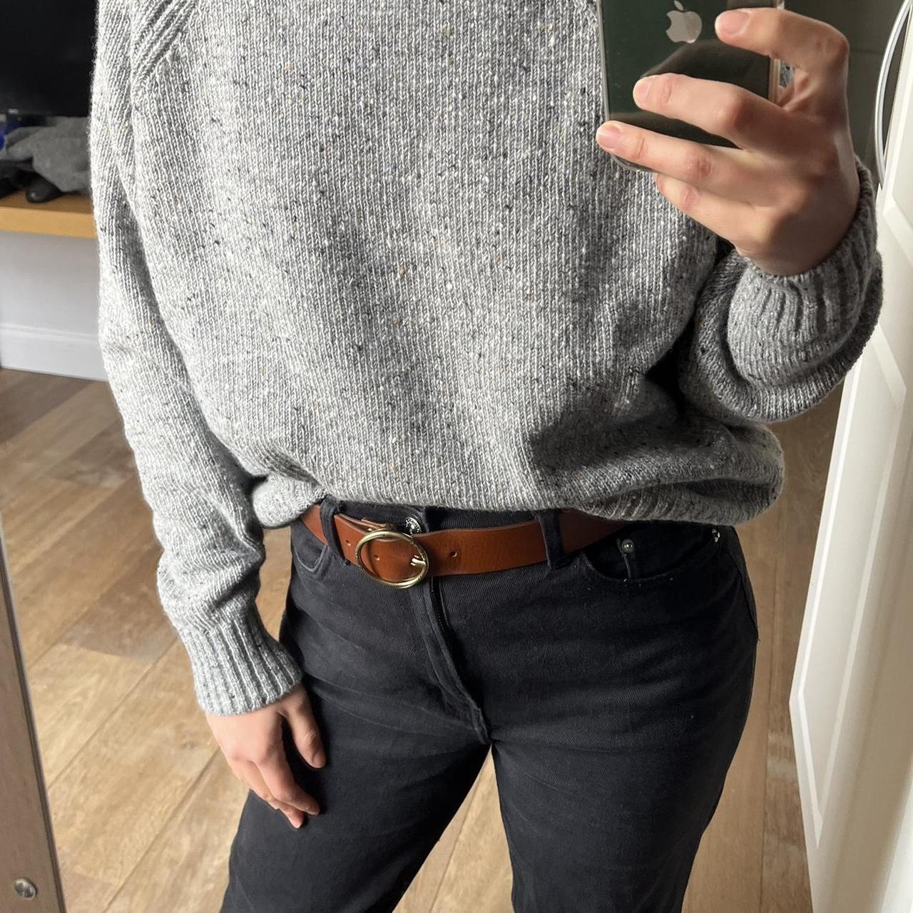 Grey jumper in wool from Finisterre, great quality!... - Depop