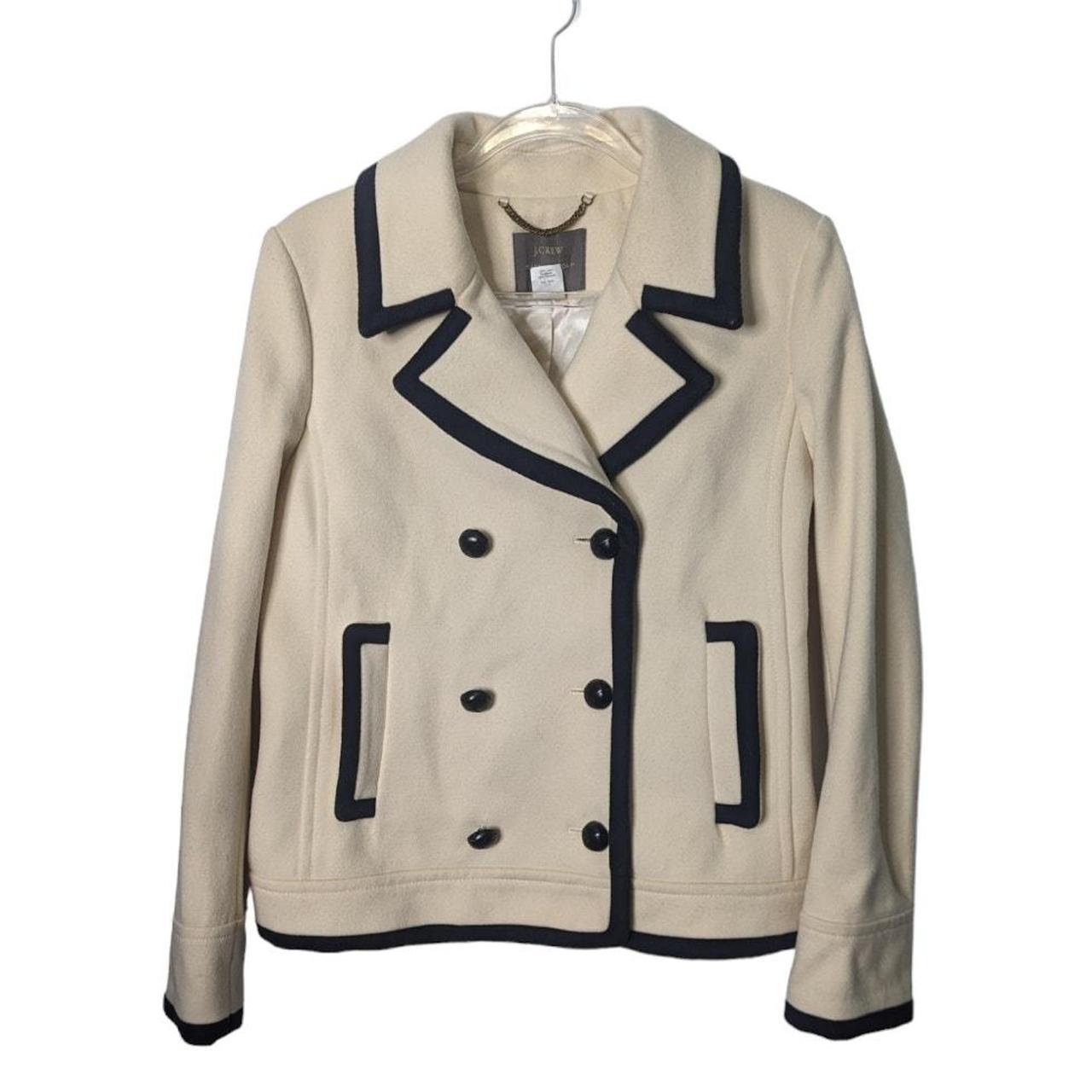 J crew nello gori peacoat best sale