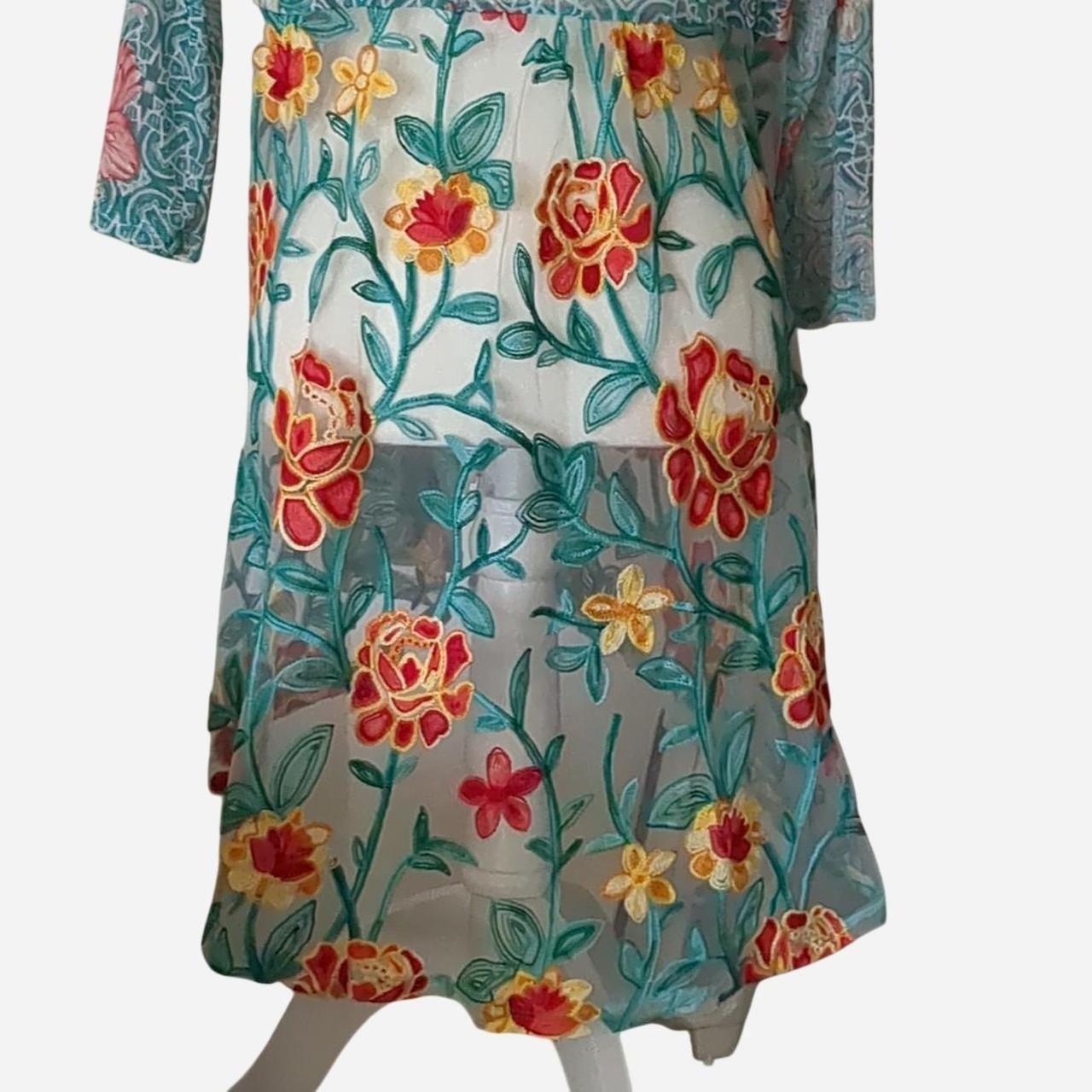 Ruby Rd. Women's Cardigan - Green/Multi - S – Rub… - image 6