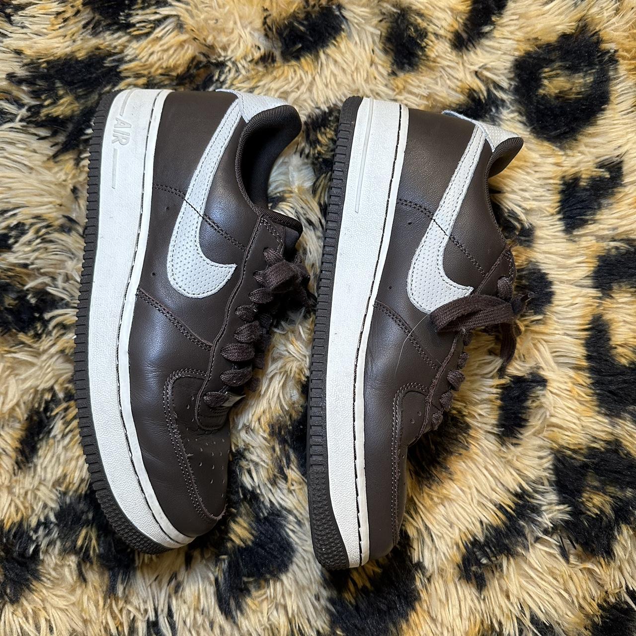 womens brown air force ones