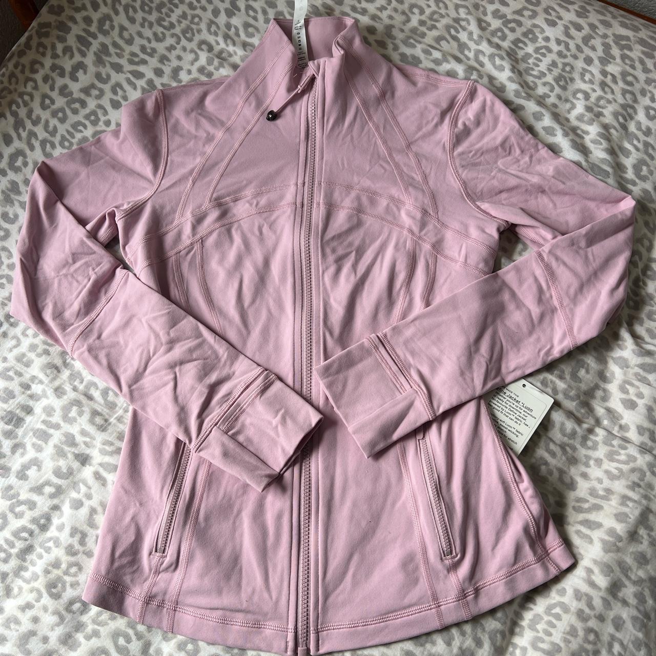 NWT Lululemon Define Jacket *Luon Pink Peony Size 8 Ireland