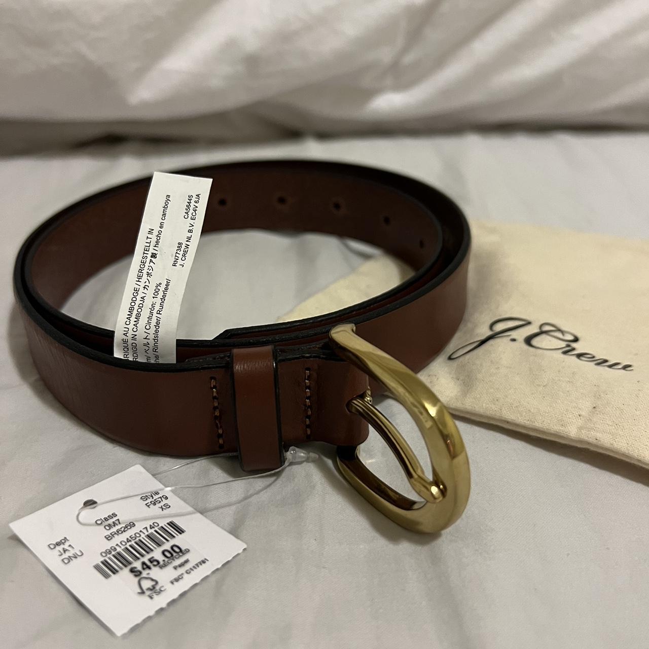 J.Crew Women's Brown Belt Depop