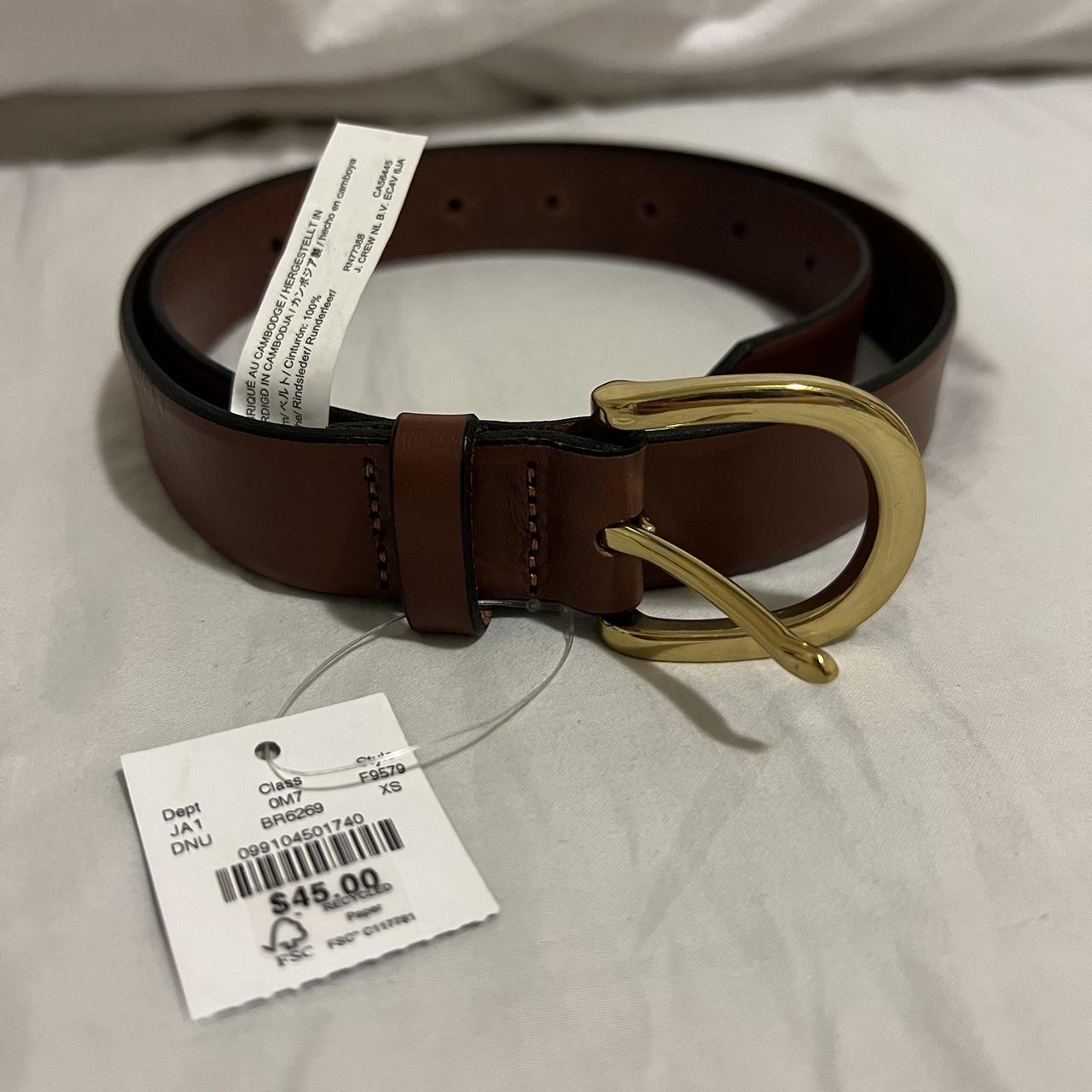 J Crew Women S Brown Belt Depop