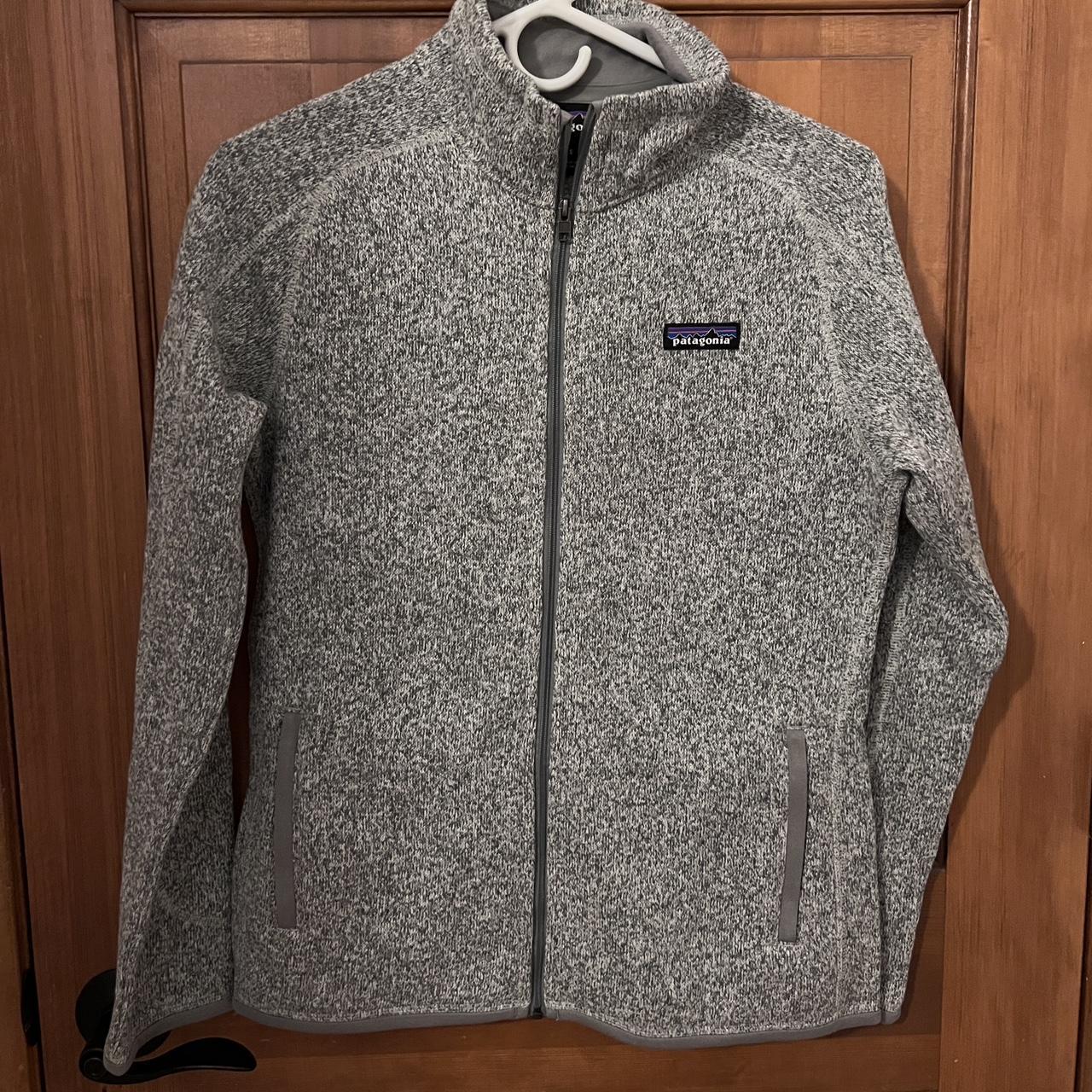 Patagonia grey jacket, size S - Depop