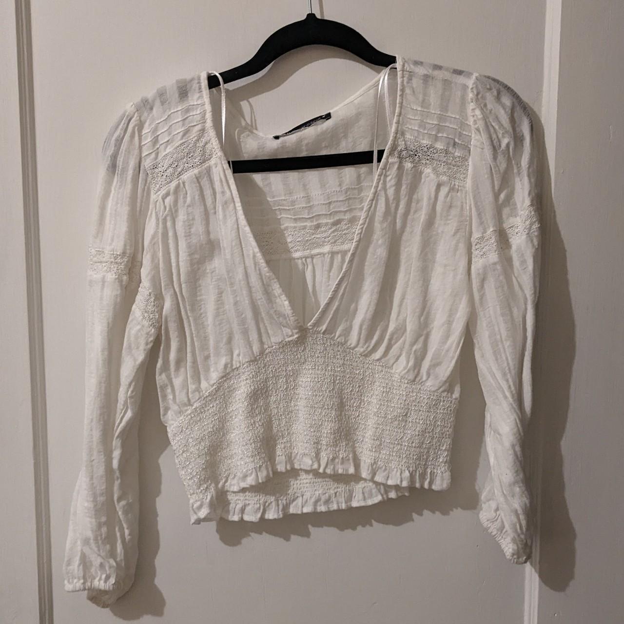 Zara Women's White Blouse