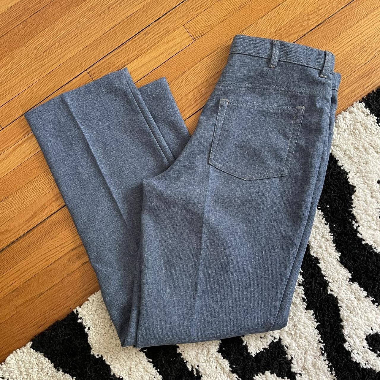 vintage-inspired 5-pocket dress pants made with...