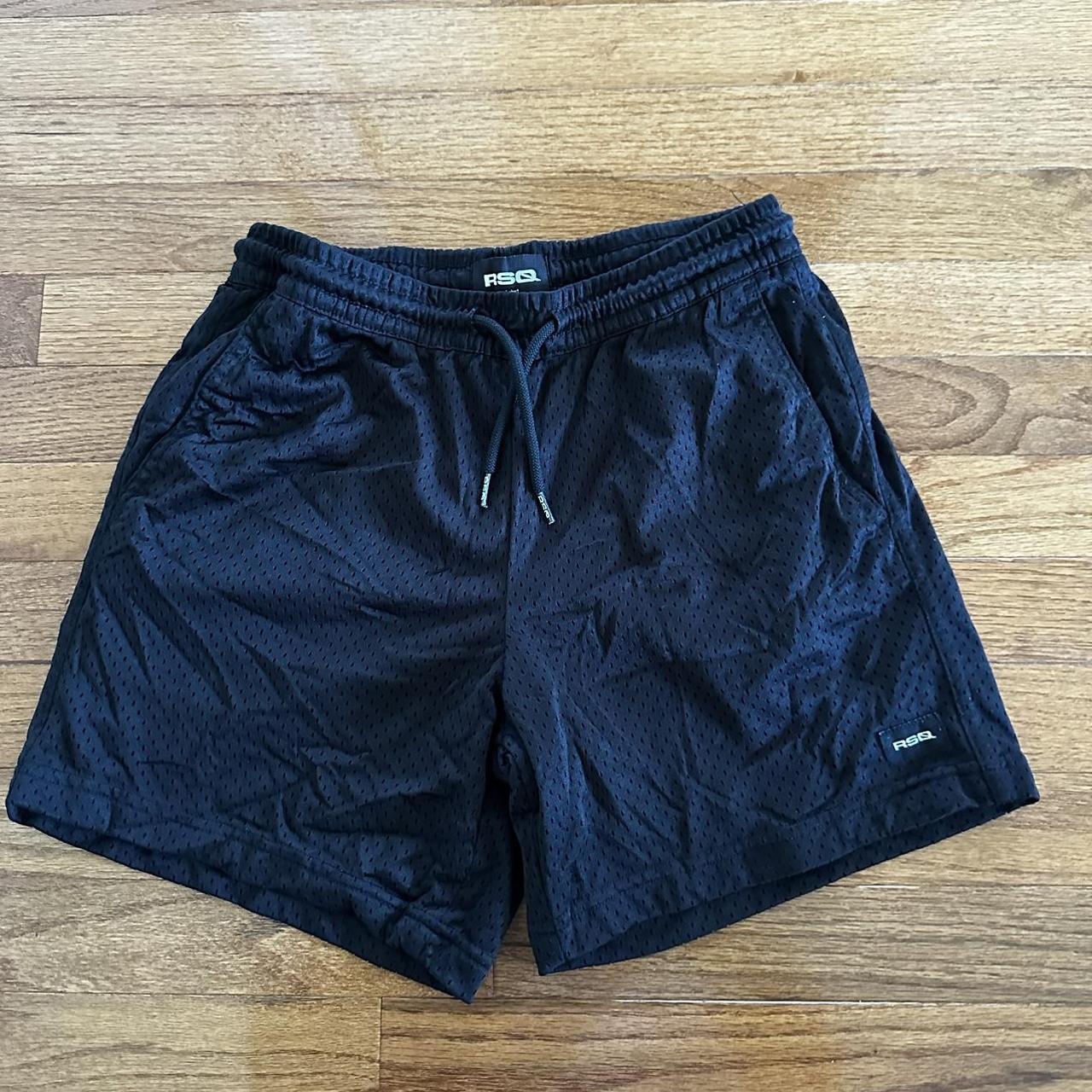 RSQ Men's Black Shorts | Depop