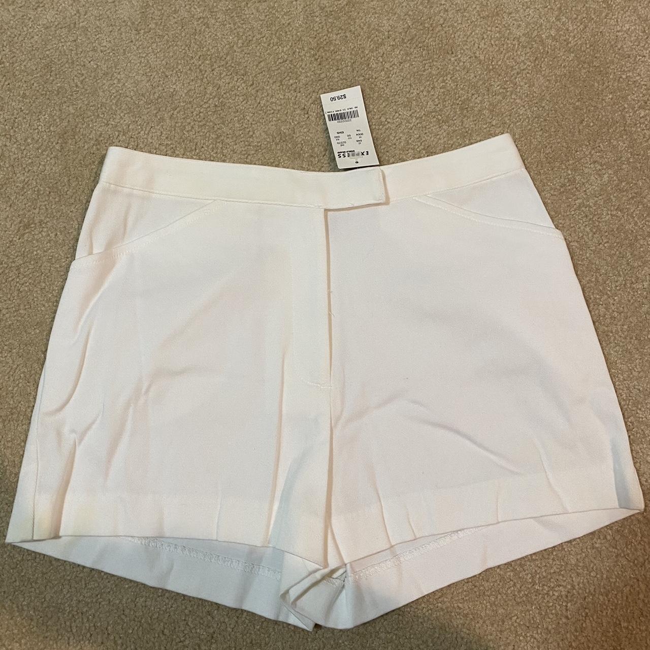 Express white clearance shorts