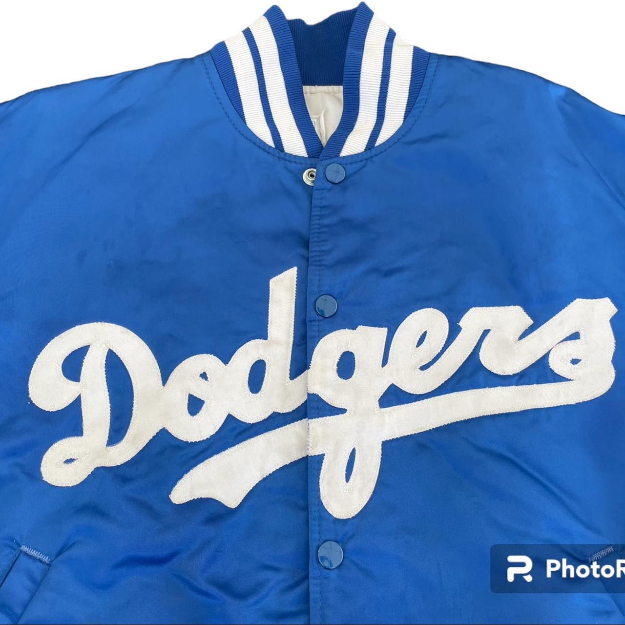 Vintage 80s Los Angeles Dodgers Starter Satin Jacket - Depop