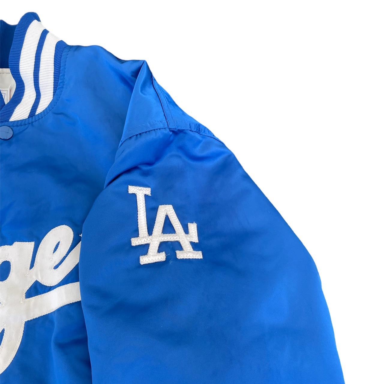 90s Vintage Starter Los Angeles Dodgers Blue - Depop