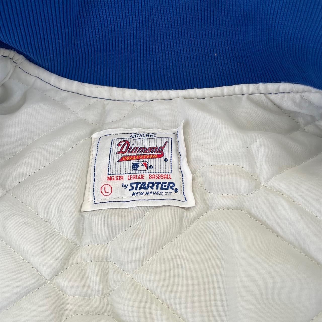 90s Vintage Starter Los Angeles Dodgers Blue - Depop