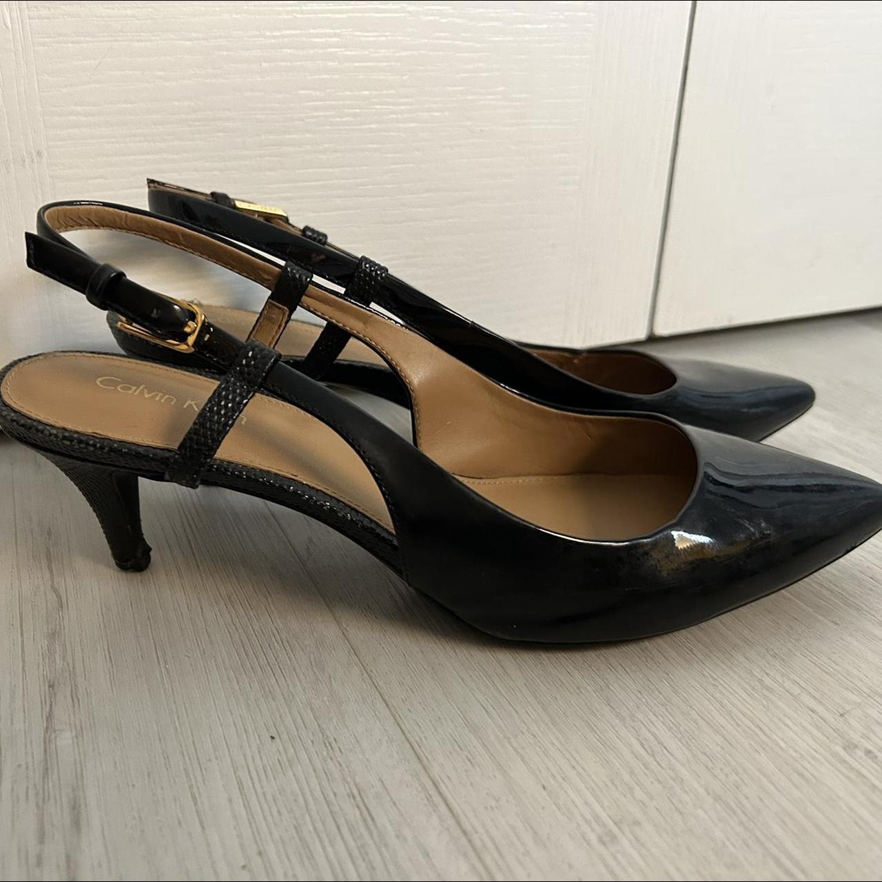 Beautiful Calvin Klein pointed Black heels🖤🖤 I don’t... - Depop