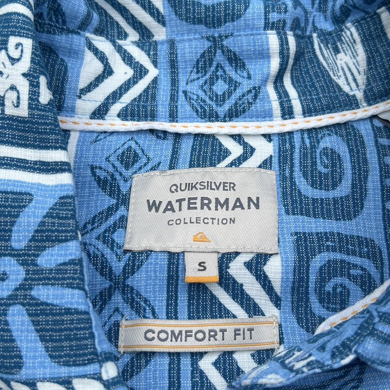 Quicksilver Waterman Button-up Shirt Size: Men’s... - Depop