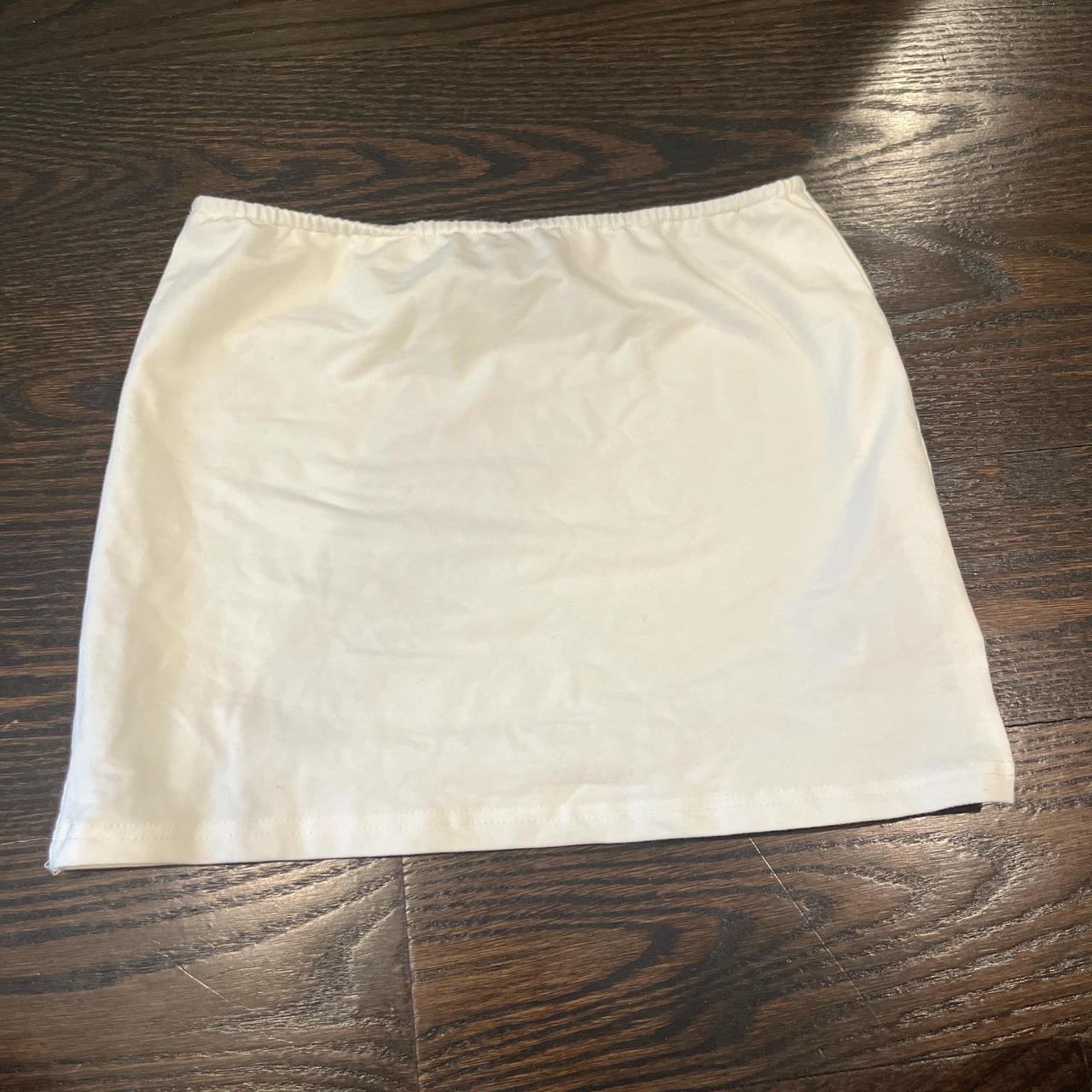Edikted Women's Skirt - White - S – White mini sk… - image 1