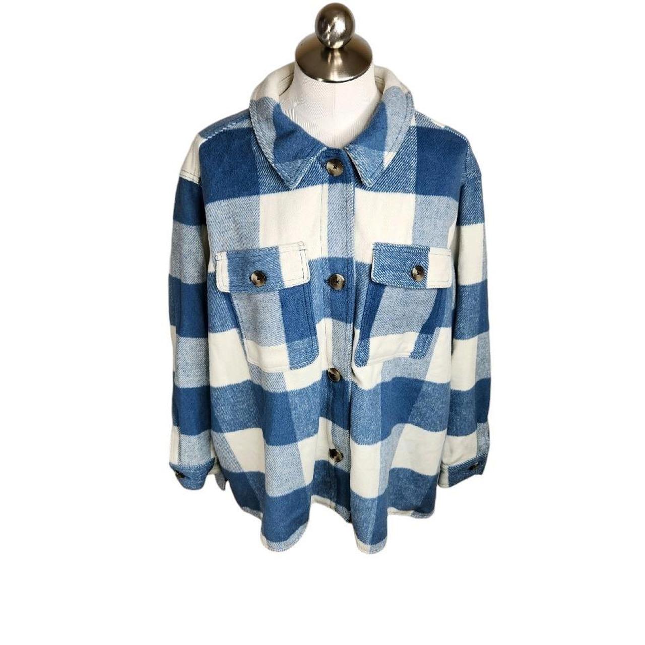 Old Navy Soft Brushed Utility Shacket in Big Depop