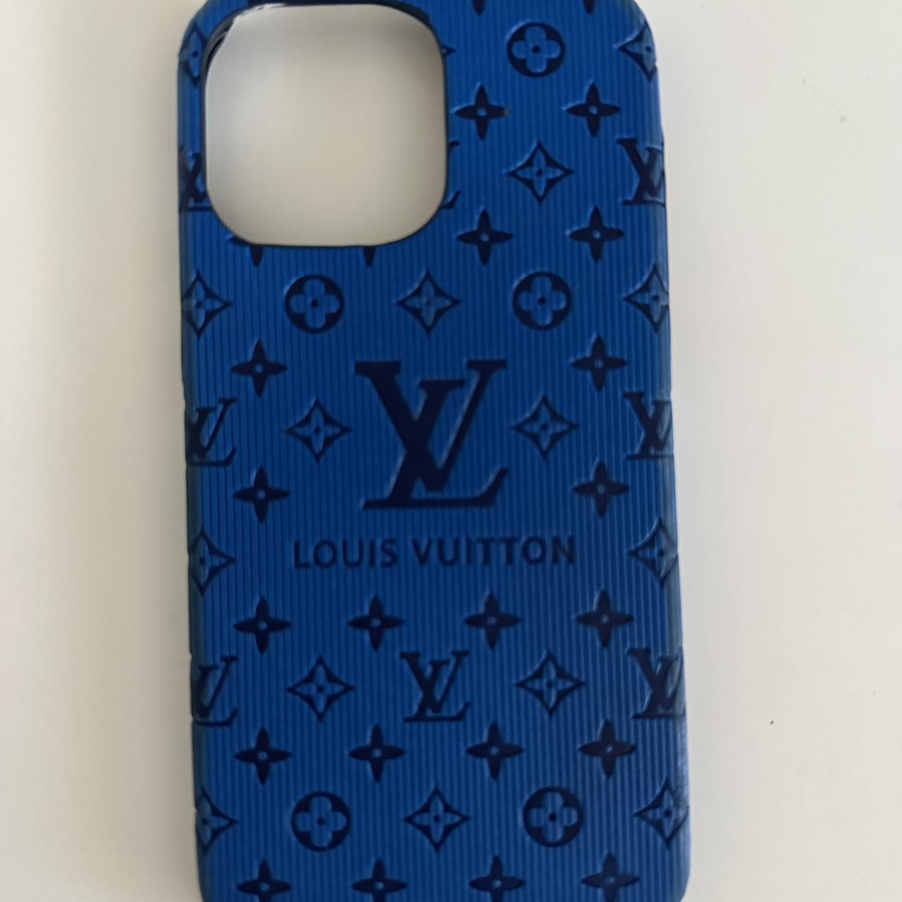 Louis Vuitton Checkered IPhone and Airpods Case, - Depop